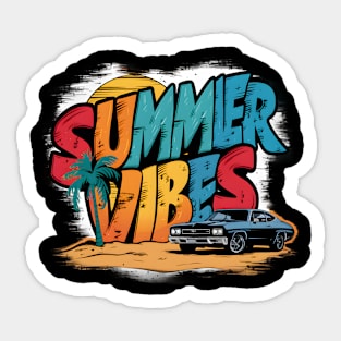 summer vibe Sticker